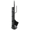 Set de herramientas para chimenea 5 pzas acero 23x15x66 cm 5