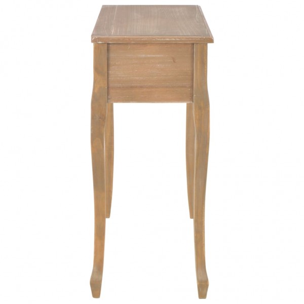 Toucador/mesa consola com 3 gavetas castanho M 4