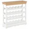 Armario botellero MDF blanco 70x22.5x70.5 cm 1