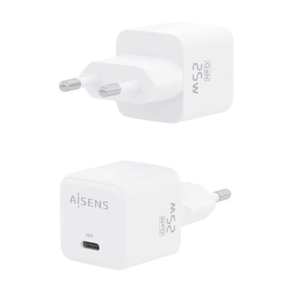 Cargador gan de pared aisens ASCH-25W1P012-W blanco M 4
