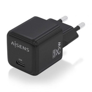 Cargador gan de pared Aisens ASCH-25W1P013-BK negro H