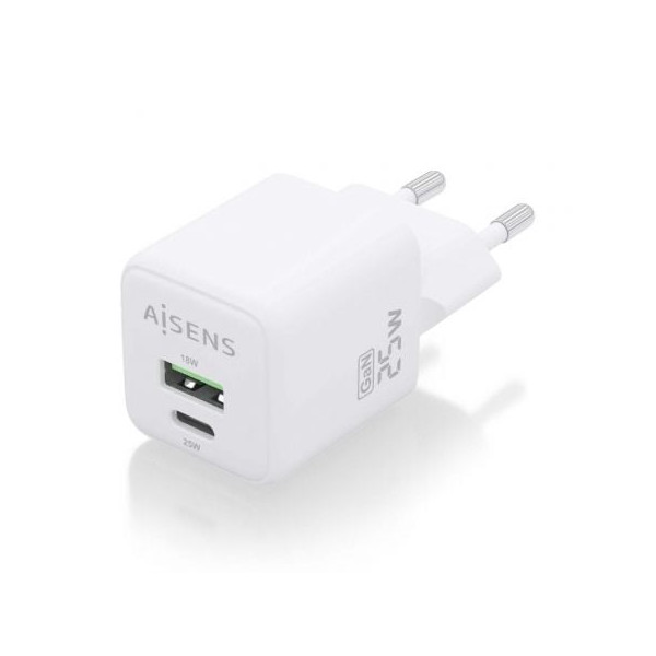 Cargador gan de pared Aisens ASCH-25W2P014-W blanco M 2