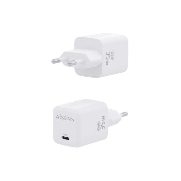 Cargador gan de pared aisens asch-35w1p016-w/ 1xusb tipo-c/ 35w M 3
