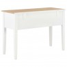 Escritorio de madera blanco 109.5x45x77.5 cm 4