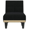 Chaise longue tecido preto 4