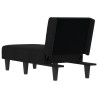 Chaise longue tecido preto 5