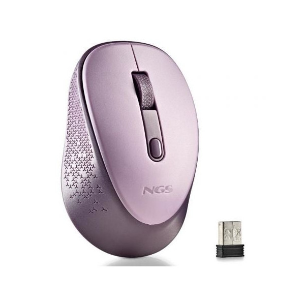 Ratón Inalámbrico NGS Dew lila M 2