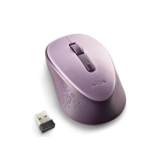 Ratón Inalámbrico NGS Dew lila M 3