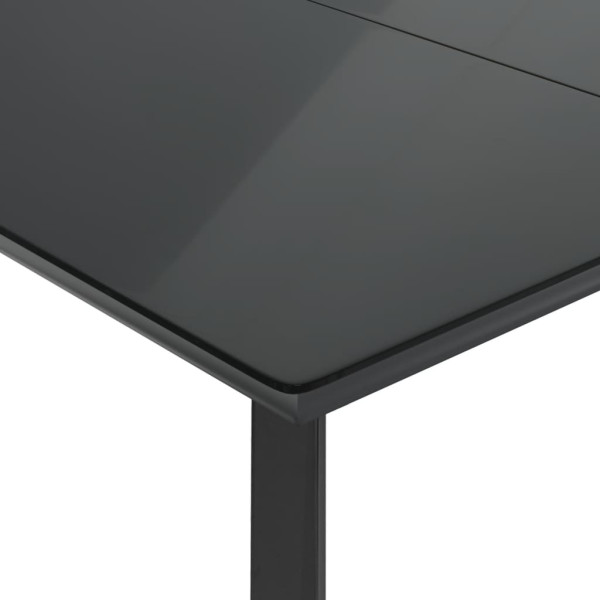 3 pcs conjunto de jantar p/ jardim com almofadões vime PE bege M 5