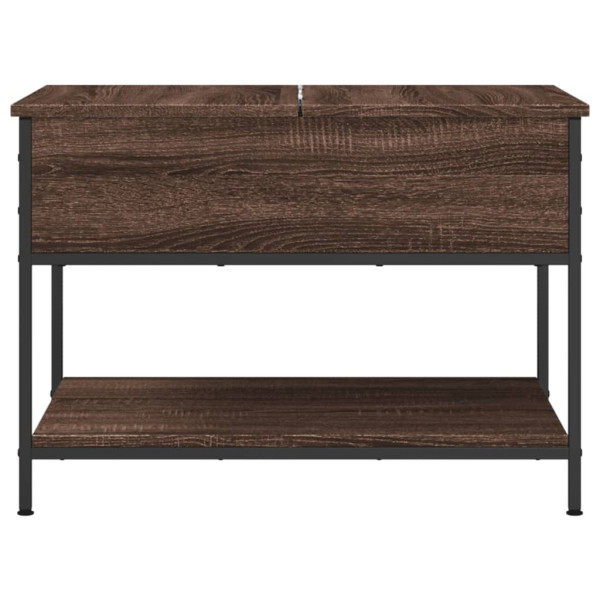 Mesa centro 70x50x50 cm deriv. madeira/metal carvalho castanho M 5