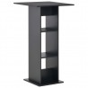 Mesa de bar 60x60x110 cm preto 1