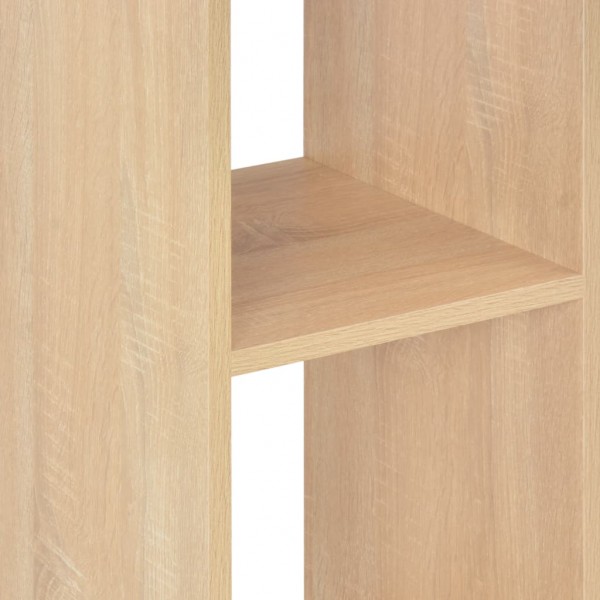 Mesa alta de bar color roble 60x60x110 cm M 5