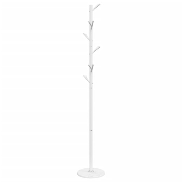 Bengaleiro 175 cm ferro revestido a pó branco M 5