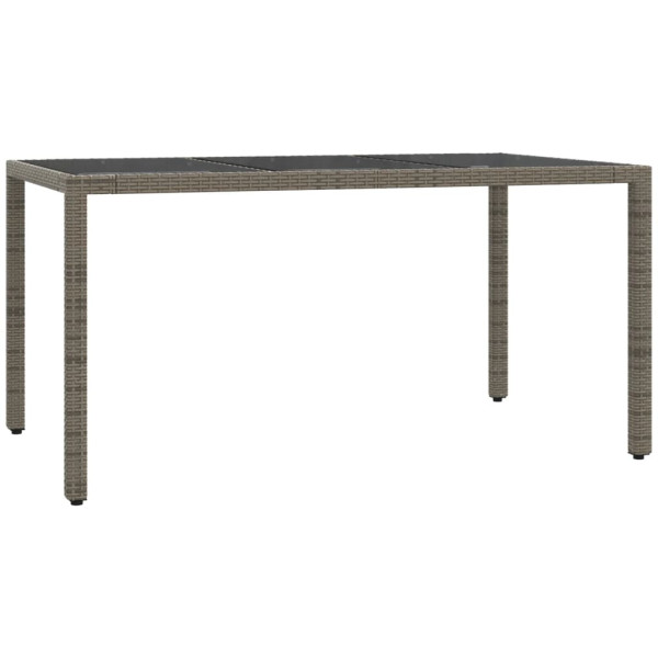 5 pcs conjunto de jantar p/ jardim c/ almofadões vime PE cinza M 4