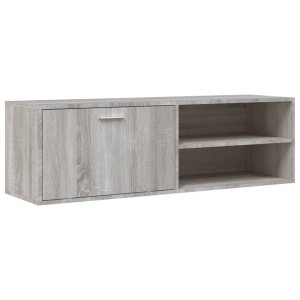 Mueble de TV de madera de ingeniería gris sonoma 120x34x37 cm H
