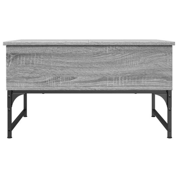Mesa de centro madera ingeniería gris Sonoma 70x50x40 cm M 5