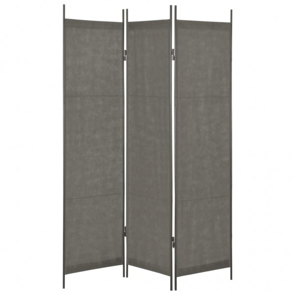 Biombo divisor de 3 paneles gris antracita 150x180 cm M 2