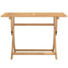 Mesa de jardín plegable madera maciza de acacia 110x55x75 cm 4