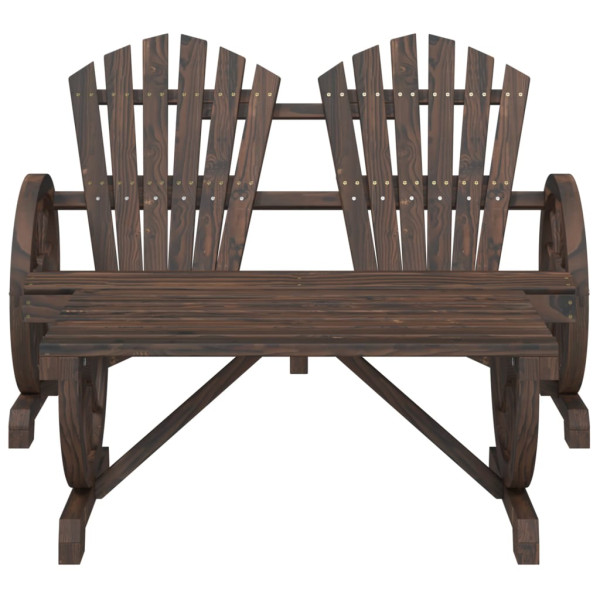 Juego de muebles de jardín 2 piezas madera maciza de abeto M 3