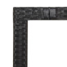 Set de muebles jardín 5 pzas con cojines ratán sintético negro 4