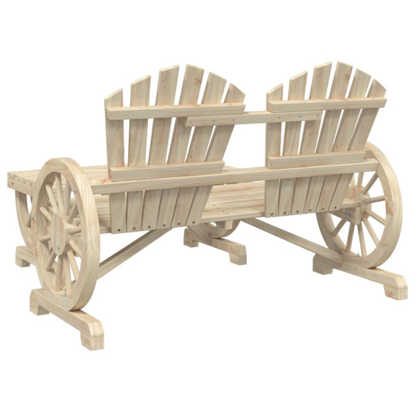 Juego de muebles de jardín 2 piezas madera maciza de pino M 5
