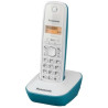Teléfono inalámbrico panasonic kx-tg1611/ blanco/ azul 2