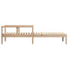 Tumbona de madera maciza de pino 199.5x62x55 cm 5