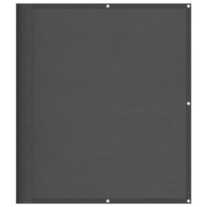 Pantalla de balcón 100% poliéster Oxford antracita 120x800 cm H