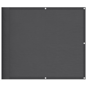 Ecrã de balcão 100% poliéster Oxford anthracite 90x800 cm H