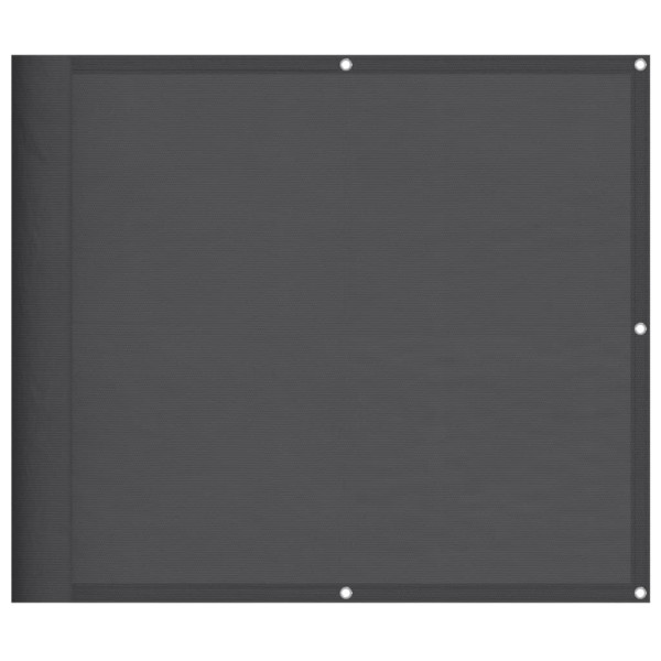 Pantalla de balcón 100% poliéster Oxford antracita 90x800 cm M 2