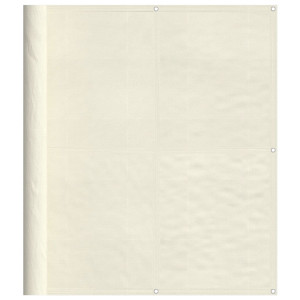 Tela de varanda 120x800 cm 100% poliéster oxford creme H