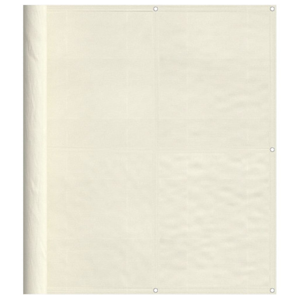 Tela de varanda 120x800 cm 100% poliéster oxford creme M 2