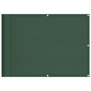 Tela de varanda 75x800 cm 100% poliéster oxford verde-escuro H