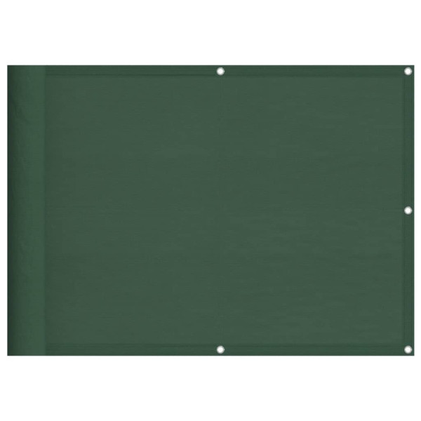 Tela de varanda 75x800 cm 100% poliéster oxford verde-escuro M 2