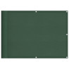 Tela de varanda 75x800 cm 100% poliéster oxford verde-escuro 2