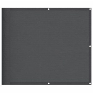 Ecrã de balcão 100% poliéster Oxford anthracite 90x1000 cm H