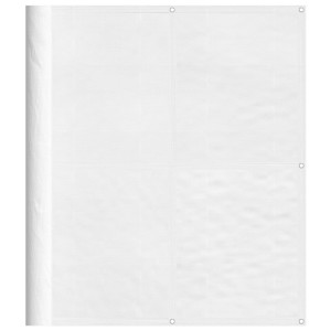 Tela de varanda 120x1000 cm 100% poliéster oxford branco H