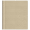 Tela de varanda 120x700 cm 100% poliéster oxford bege 2