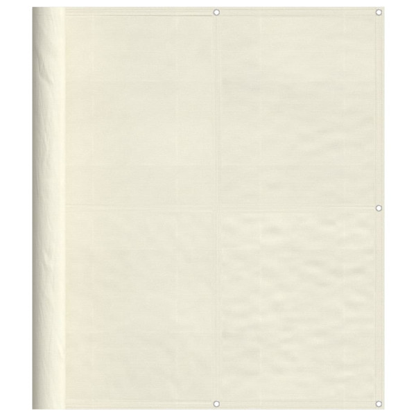 Tela de varanda 120x1000 cm 100% poliéster oxford creme M 2