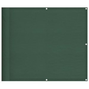 Ecrã de balcão 100% poliéster Oxford verde escuro 90x700 cm H