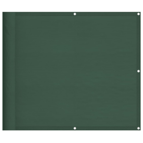 Ecrã de balcão 100% poliéster Oxford verde escuro 90x700 cm M 2