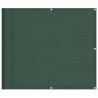 Pantalla de balcón 100% poliéster Oxford verde oscuro 90x700 cm 2