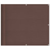 Tela de varanda 90x1000 cm 100% poliéster oxford castanho 2