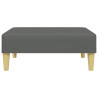Apoio de pés 77x55x31 cm tecido cinzento-escuro 4