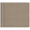 Tela de varanda 100% poliéster Oxford taupe 90x1000 cm 2