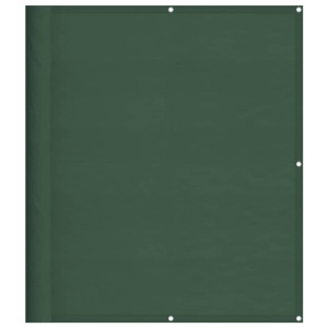 Tela de varanda 120x800 cm 100% poliéster oxford verde-escuro H