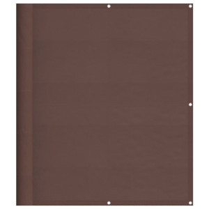 Tela de varanda 120x800 cm 100% poliéster oxford castanho H