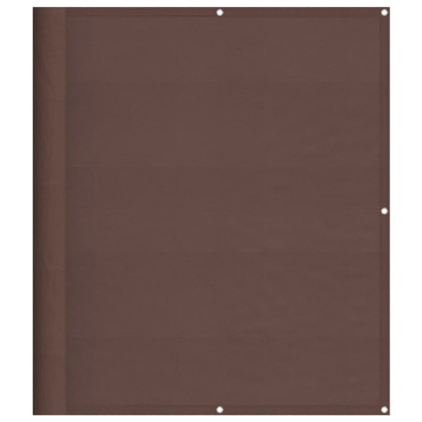 Tela de varanda 120x800 cm 100% poliéster oxford castanho M 2