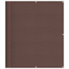 Tela de varanda 120x800 cm 100% poliéster oxford castanho 2