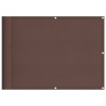 Tela de varanda 75x800 cm 100% poliéster oxford castanho 2